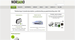 Desktop Screenshot of nordano.com