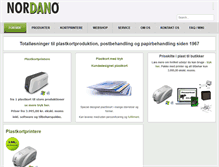 Tablet Screenshot of nordano.com